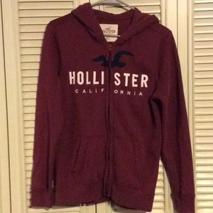 Hollister zip up hoodie